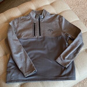 Callaway Charcoal and Steel Quarter-Zip Pullover